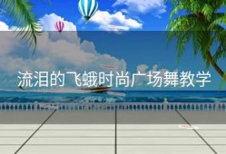 流泪的飞蛾时尚广场舞教学