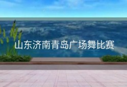 山东济南青岛广场舞比赛