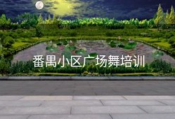 番禺小区广场舞培训