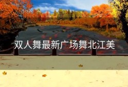 双人舞最新广场舞北江美