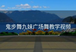 鬼步舞九妹广场舞教学视频