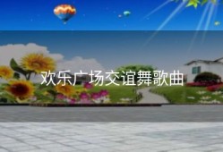 欢乐广场交谊舞歌曲
