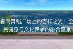 春雨舞蹈广场上的吉祥之光：全民健身与文化传承的融合盛景