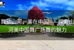 舞动山河，美在中国——探索山河美中国舞广场舞的魅力