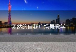 突然的自我广场舞教学