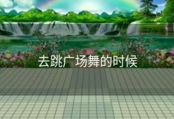 去跳广场舞的时候
