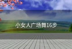 小女人广场舞16步