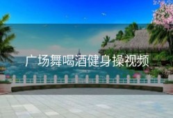 广场舞喝酒健身操视频