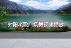 射阳老歌广场舞视频播放