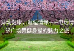 舞动健康，邂逅情缘——电话情缘广场舞健身操的魅力之旅