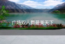 广场双人舞最美天下