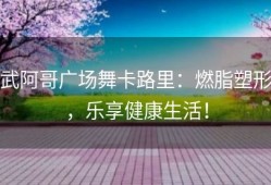 武阿哥广场舞卡路里：燃脂塑形，乐享健康生活！