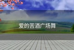 爱的苦酒广场舞
