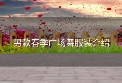 男款春季广场舞服装介绍