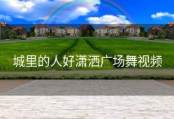城里的人好潇洒广场舞视频
