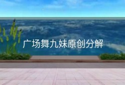 广场舞九妹原创分解