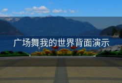 广场舞我的世界背面演示