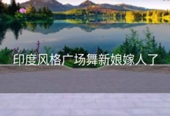 印度风格广场舞新娘嫁人了