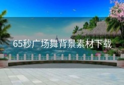 65秒广场舞背景素材下载