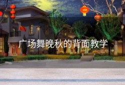 广场舞晚秋的背面教学
