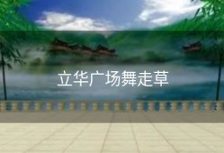 立华广场舞走草