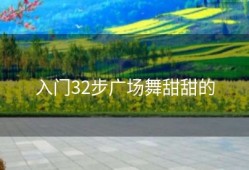 入门32步广场舞甜甜的