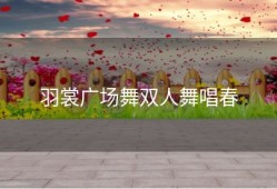 羽裳广场舞双人舞唱春