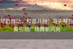 琴韵舞动，和谐共融：马头琴独奏引领广场舞新风尚