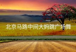 北京马路中间大妈跳广场舞