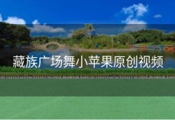 藏族广场舞小苹果原创视频