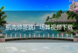 肌肉帅哥跳广场舞视频下载