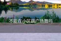 不能在小区跳广场舞吗