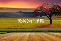 欧谷的广场舞