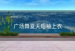 广场舞夏天短袖上衣