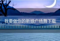 我要做你的新娘广场舞下载