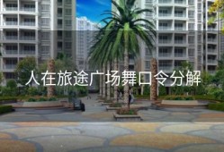 人在旅途广场舞口令分解