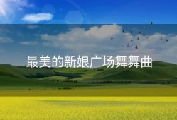 最美的新娘广场舞舞曲