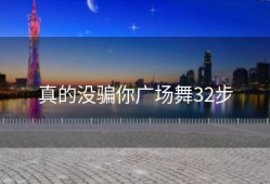 真的没骗你广场舞32步