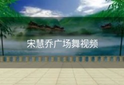 宋慧乔广场舞视频