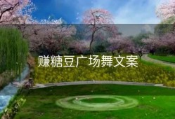 赚糖豆广场舞文案