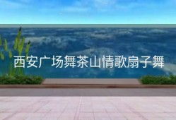 西安广场舞茶山情歌扇子舞