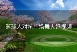 篮球人对抗广场舞大妈视频