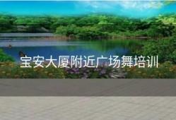 宝安大厦附近广场舞培训