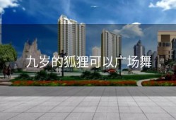 九岁的狐狸可以广场舞