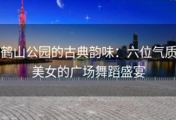 鹤山公园的古典韵味：六位气质美女的广场舞蹈盛宴