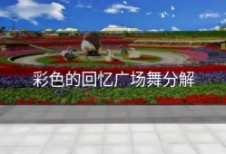 彩色的回忆广场舞分解