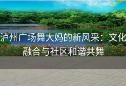 泸州广场舞大妈的新风采：文化融合与社区和谐共舞