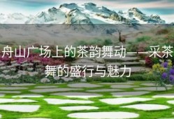 舟山广场上的茶韵舞动——采茶舞的盛行与魅力