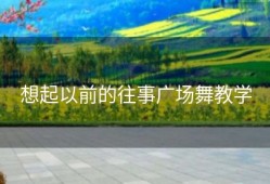 想起以前的往事广场舞教学