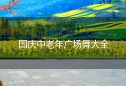 国庆中老年广场舞大全